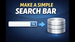 Build an easy search bar using only MySQL