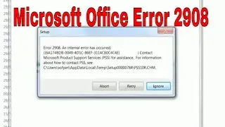 Cara Mengatasi Office tidak bisa di Install code error 2908_Tutorial Jinan