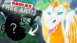 Drawing your characters on Roblox Dragons Life!?