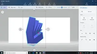 How to Make Logo on Windows 10 paint 3D | Quick Tutorial