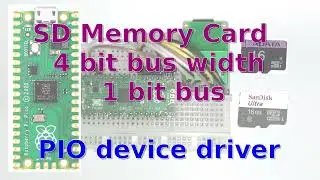 [Raspberry Pi Pico (c-sdk)] Storage: Ep 6. SD Memory Card 4-bit wide bus and 1-bit data bus