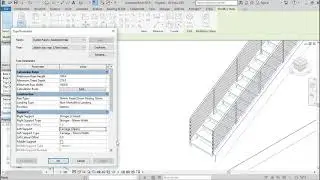 REVIT: how to model parametric rail family 04.