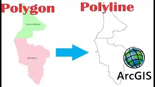 Part II: Convert SHP Polygon Menjadi Polyline di ArcGIS/ArcMap