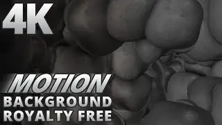 4K Blob/Organic Moving Background - Royalty Free Stock Footage - Element3D/After Effects