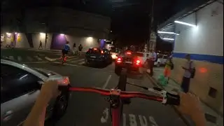 ROLÊ NORTURNO DE BIKE - QUEDAS -  SÓ GRAU QUE VOA!!!