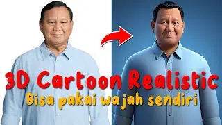 HASILNYA CAKEP BANGET! CARA BIKIN FOTO KARTUN 3D REALISTIS MENGGUNAKAN AI