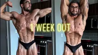 BACK WORKOUT, POSING, LIFE CHANGES | 1 WEEK OUT  | DESTINATION DALLAS GYM