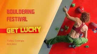 Bouldering festival in S.K. Lucky climbing gym Tbilisi, Georgia 19.11.2022
