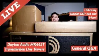 Parts Express Massive Unboxing: MK442T Towers, Dayton Bass Shakers, Dayton DSP 4x8 | Q&A |