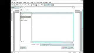 AbiWord: open document file 