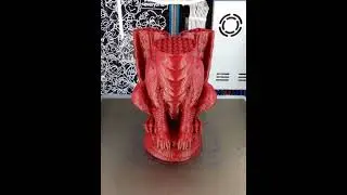 Dragon Overlord - The King, timelapse with a fully synced #3dprinter + moving #raspberrypi hq camera