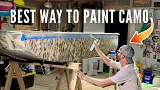 How to paint CAMO. Building the Ultimate Jon Boat   pt.1