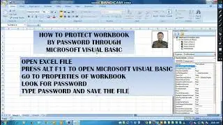 How to protect (password) to Excel File through Microsoft Visual Basic ???