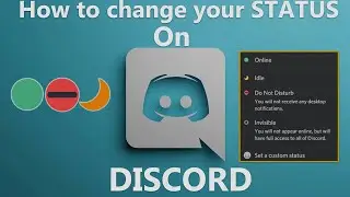 How to change your STATUS on DISCORD | 2022