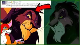 The scar is on the wrong side! Disney does not care