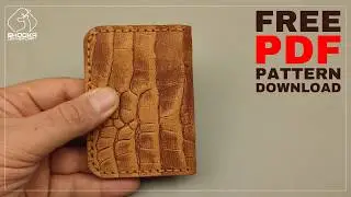 My Best Selling Bifold Wallet Tutorial | Free Pattern | Leather craft