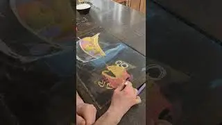 Pikmin Still Life Chalk Drawing