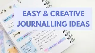 Never be stuck with what to write about! Easy, fun & creative journalling ideas! (+Freebie!)