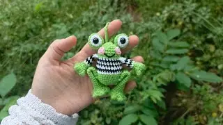 Amigurumi kurbağa anahtarlık|Anahtarlık yapımı#tutorial #amigurumi #tarif#tutorial