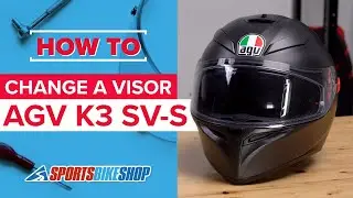 How to change a visor: AGV K3 SV-S, K1-S & K5-3 helmets