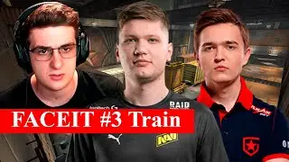 FACEIT! Evelone, S1mple, Nafany, Strogo, Lix (map 3, Train) | CS GO