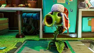 PvZ GW2 Garden Ops #45 - Peashooter but only 2 waves | Z-Tech Factory CRAAAZY