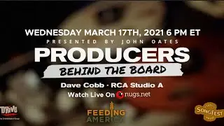 John Oates presents Producers Behind The Board with guest Dave Cobb