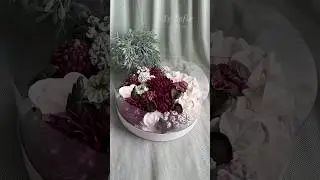 Аквашайба с хризантемами, гортензиями, люпинами и розами ❤️