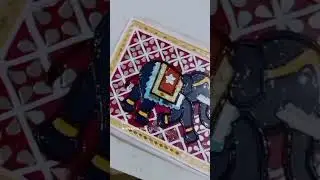 Lippan Art on Bag... #lippanmirrorart #artist #lippanartdesign #lippanbags