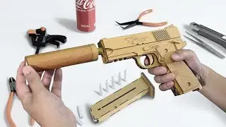 How to Make a Cardboard Gun【NIGHTHAWK Custom】