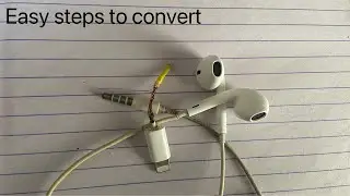 How to repair iPhone earphones! Lightning to 3.5 mm jack