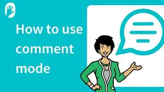 How to use the integrated comment mode in simpleshow video maker (Tutorial)