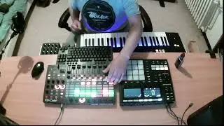 Live Jamming Session: APC40 MK2, Maschine MK3, Komplete Kontrol S49 in Ableton Live