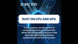 Rust on CPU and GPU