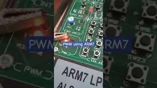 Pulse Width Modulation (PWM) using ARM7 #education