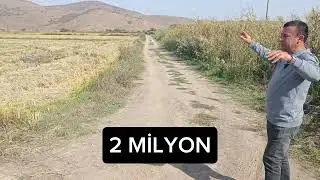 SATILIK 4600 M2 İKİ YOLA CEPHE DÜMDÜZ ÇELTİK TARLASI SU YOL ELEKTRİK SORUNU YOK FİYAT 2 MİLYON
