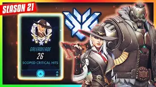44 Eliminations ASHE Gameplay - Gale Adelade [ OVERWATCH SEASON 21 TOP 500 ]