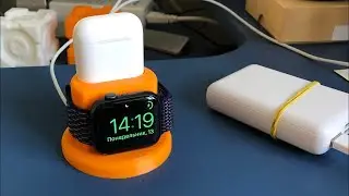 3D Печать - Зарядная Док Станция Apple Watch и AirPods - Принтер Anycubic i3 Mega - Пластик DEXP PLA