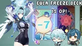 Trying the Eula freeze deck! Genshin Impact TCG