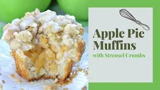 Apple Crumble Muffins | How to Make the BEST EVER Apple Pie Muffins