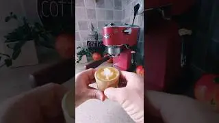 Latte favorite time of the day with DeLonghi Dedica EC685 ✅️