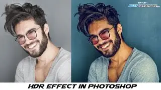 Photoshop Tutorials | Photo retouching colourfully in photoshop | HDR effect