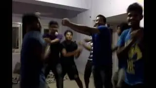 DJ bravo dance by Telugu software engineers in kolkata fun
