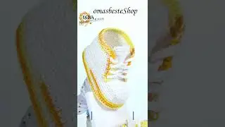 Babyschuhe, пинетки ботиночки "птенчик", крючком #Shorts #Knitting
