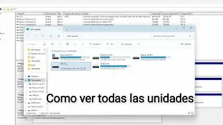 COMO MOSTRAR UNIDAD DE ALMACENAMIENTO EN EQUIPO