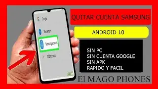Cuenta SAMSUNG No me deja FORMATEAR/CUENTA SAMSUNG Sin Contraseña/ ANDROID 10/ BIT6. SOLUCIÓN 2022