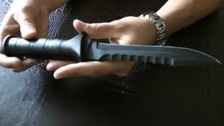 Нож ЦНИИТочмаш Эльф, продолжение истории с DuraCoat, реставрация ножа заточка