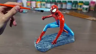 Sculpting Spider-Man in clay | Timelapse