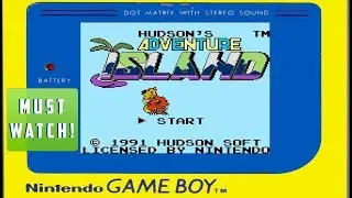 MUST WATCH! | Adventure Island on Original Nintendo Gameboy [Gameplay | HD]