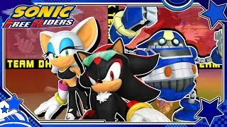 Sonic Free Riders - Team Dark (Full Playthrough)